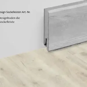 Solange Der Vorrat Reicht Sockelleiste L051 - White Washed Wood